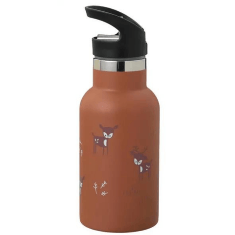Fresk- Stainless steel double wall thermos with integrated straw 350ml - Mari Kali Stores Cyprus