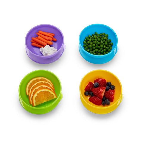 Munchkin - Munchkin Food Containers + Spoons (Set of 6 pcs) Love-A-Bowls - Mari Kali Stores Cyprus