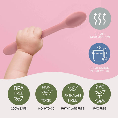 Sealable Silicone Feeding Spoon