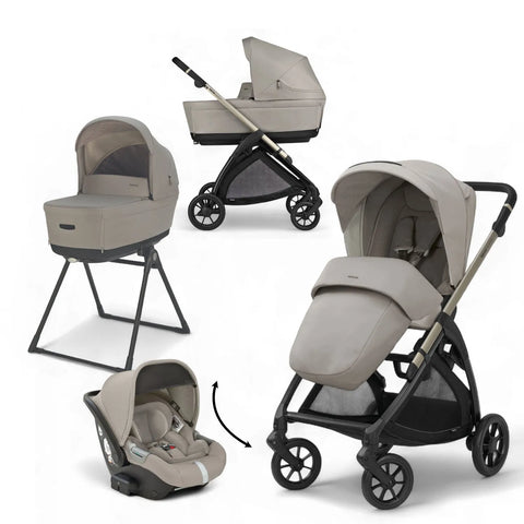 Inglesina Electa Quattro, Complete Stroller System with Darwin Recline Car Seat