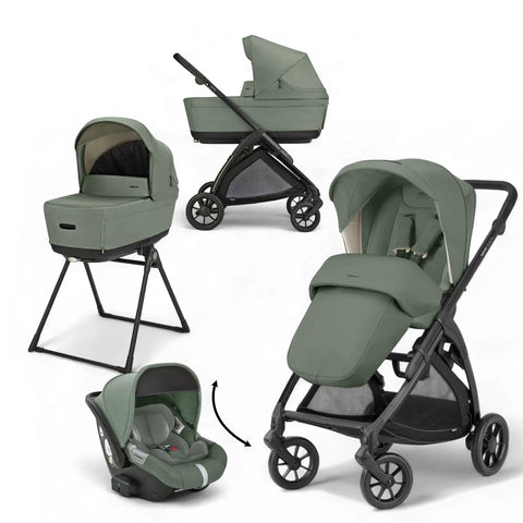 Inglesina Electa Quattro, Complete Stroller System with Darwin Recline Car Seat