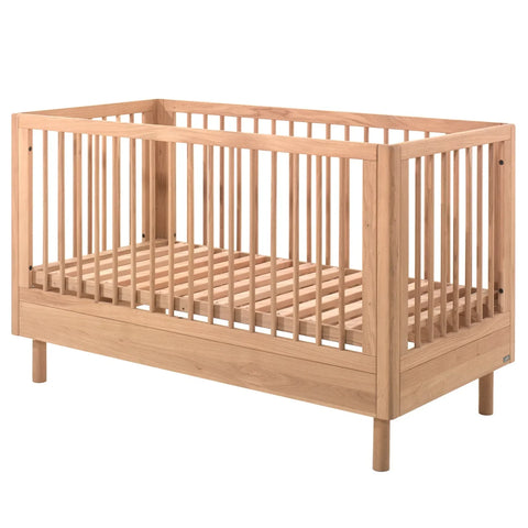 JAXX Forrest Baby/Toddler Bed 70 × 140 cm Oak – Convertible Wooden Bed