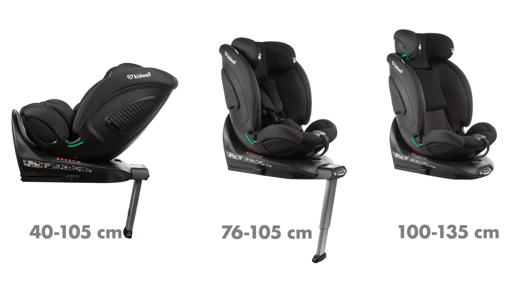 Kidwell GoCar i-Size Car Seat 40-135 cm - Mari Kali Stores Cyprus