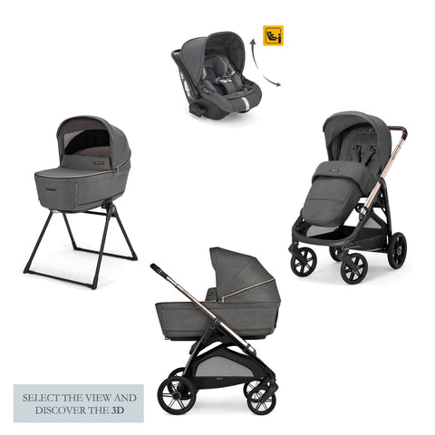 Inglesina Aptica System Quattro Complete Stroller System with Darwin Recline Car Seat