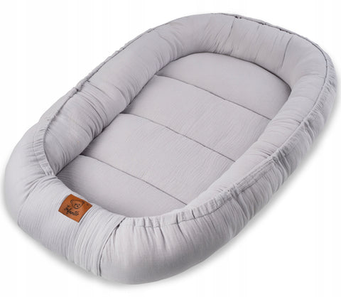 Infantilo Muslin Baby Cocoon in Grey