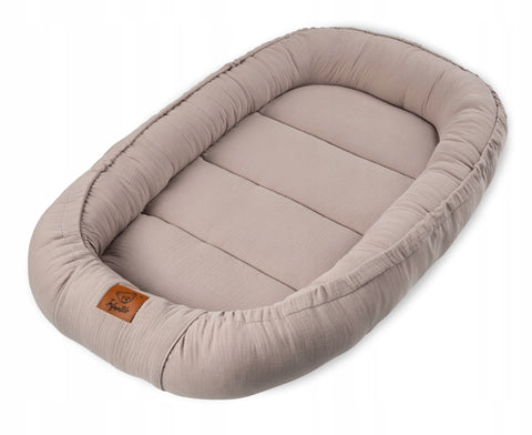 Infantilo Muslin Baby Cocoon Beige