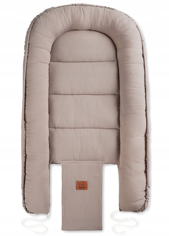 Infantilo Muslin Baby Cocoon Beige