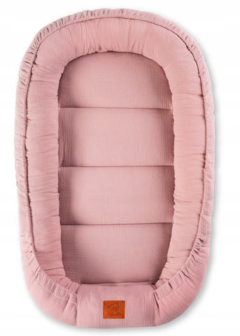 Infantilo Muslin Baby Cocoon in Pink