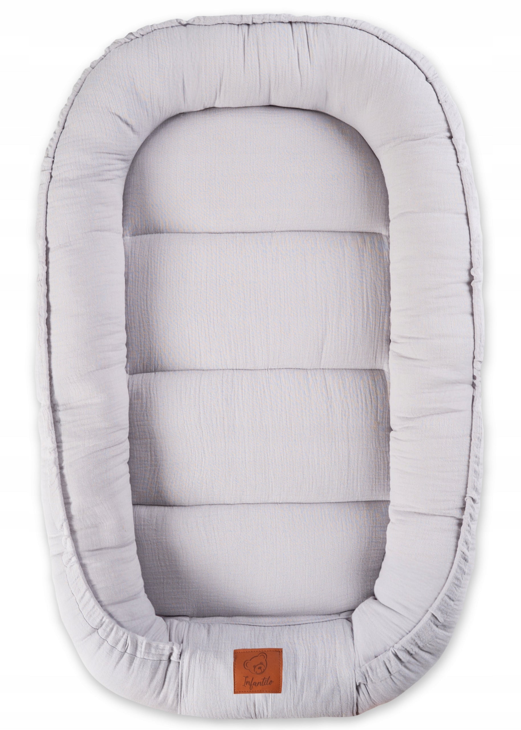 Infantilo Muslin Baby Cocoon in Grey