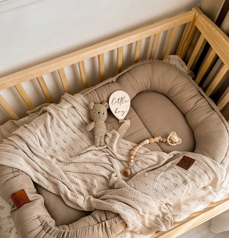 Infantilo Muslin Baby Cocoon Beige