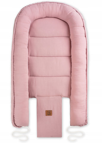 Infantilo Muslin Baby Cocoon in Pink