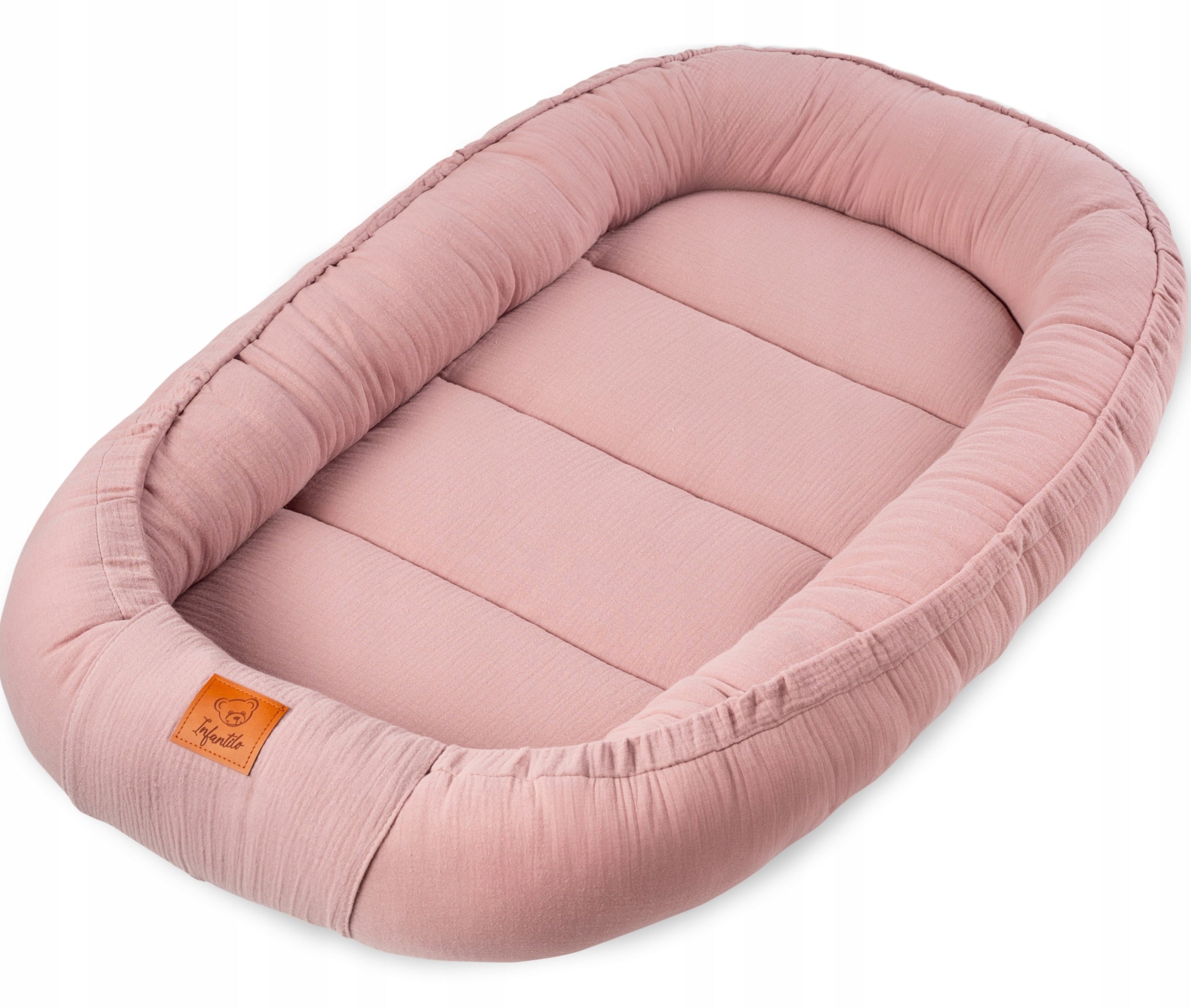 Infantilo Muslin Baby Cocoon in Pink