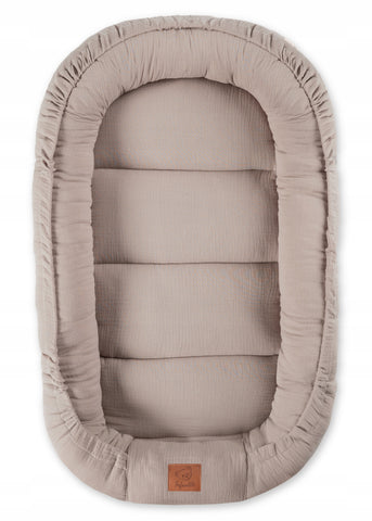 Infantilo Muslin Baby Cocoon Beige