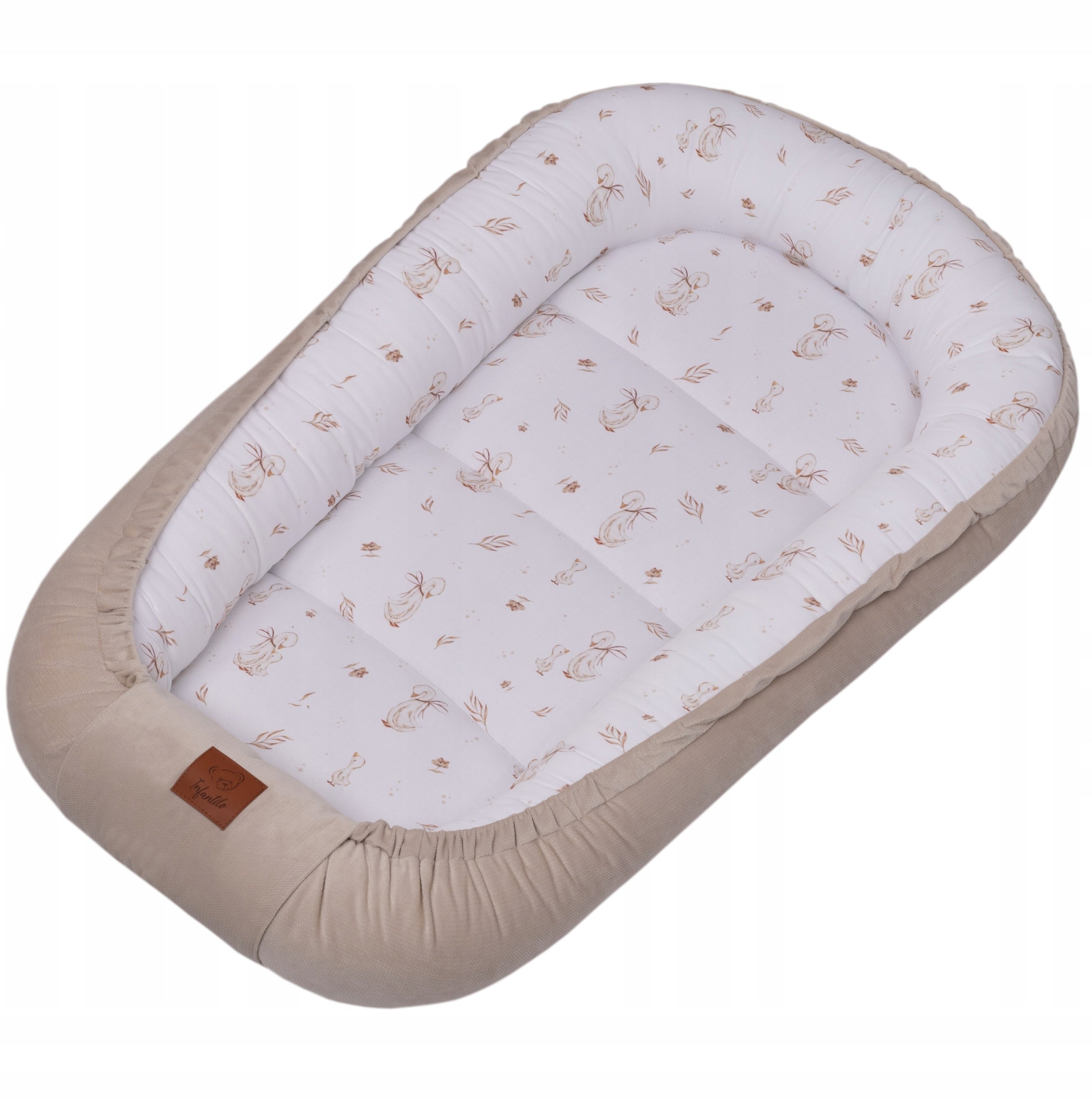 Infantilo Baby Cocoon Velvet and Cotton Satin Premium – Goose