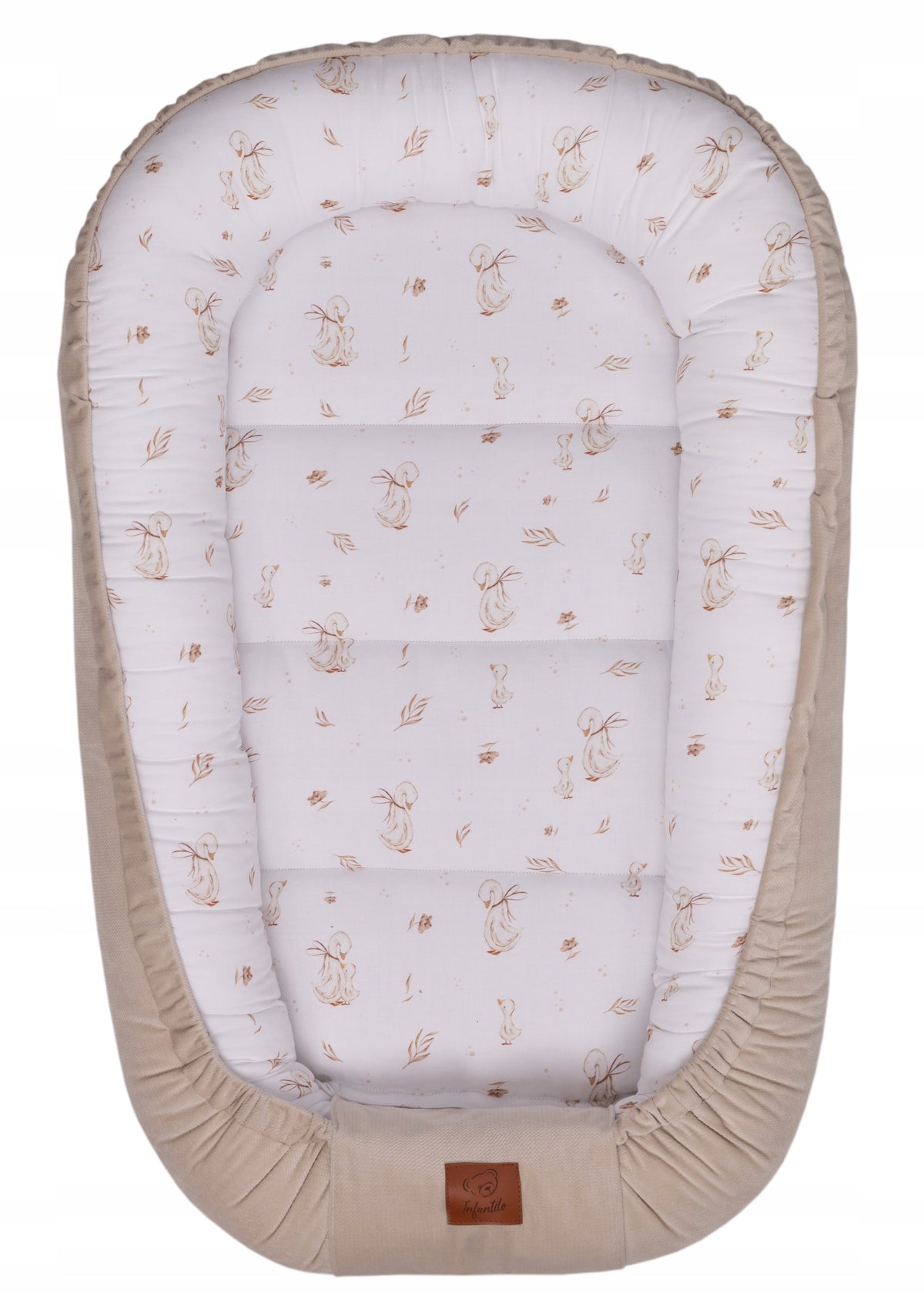 Infantilo Baby Cocoon Velvet and Cotton Satin Premium – Goose