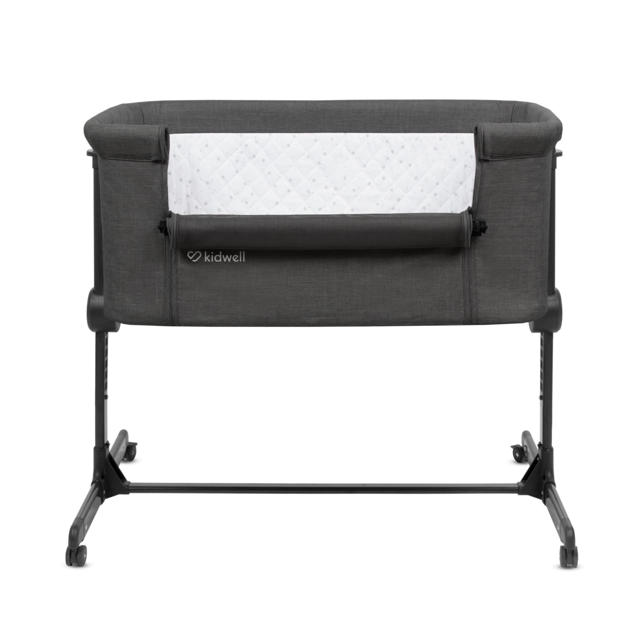 Kidwell SNUZZY Bedside Cot Dark Grey