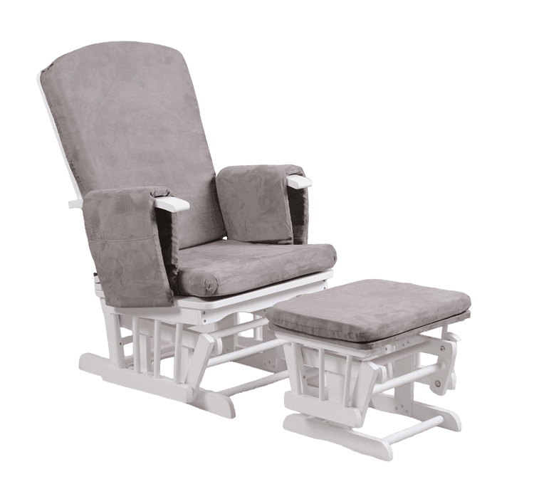 mk Collection - mkCollection Deluxe Gliding Nursing Chair with Ottoman - Mari Kali Stores Cyprus