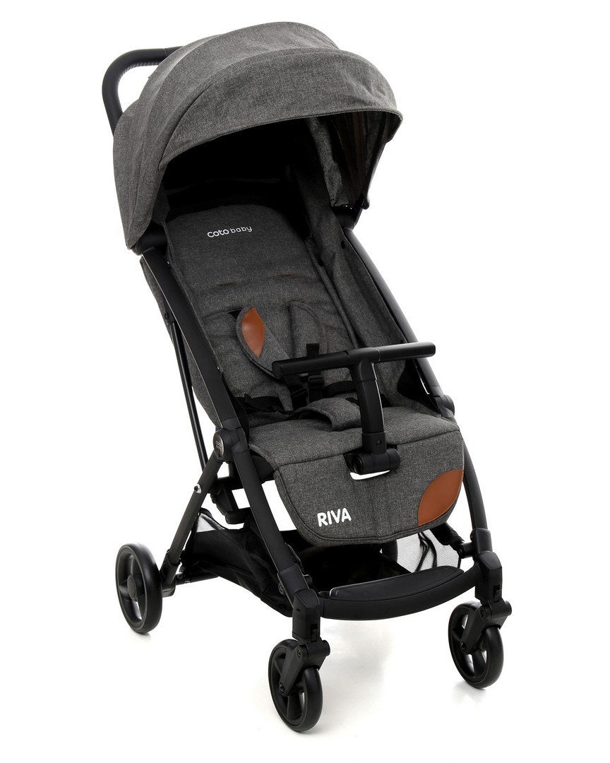 Cotobaby Riva LightWeight Stroller 7 kg Grey Linen