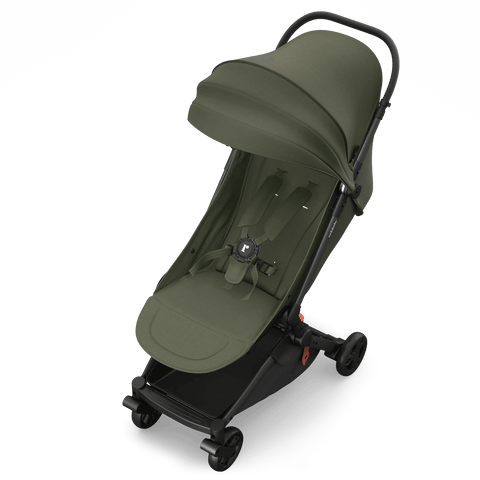 Close-up of Redsbaby SKIP² Ivy canopy and seat, featuring ergonomic design and comfort.