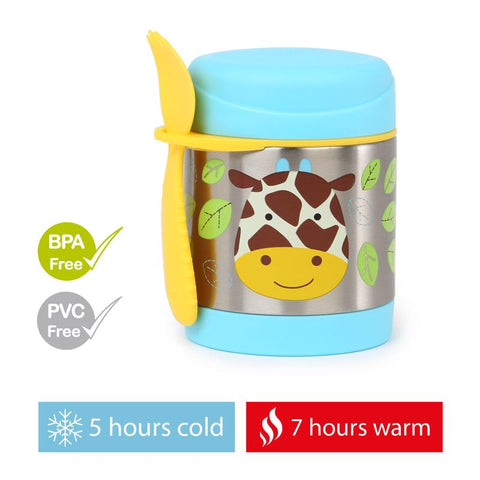 SKIP HOP Zoo Insulated Food Jar - Giraffe 325 ml, 3+