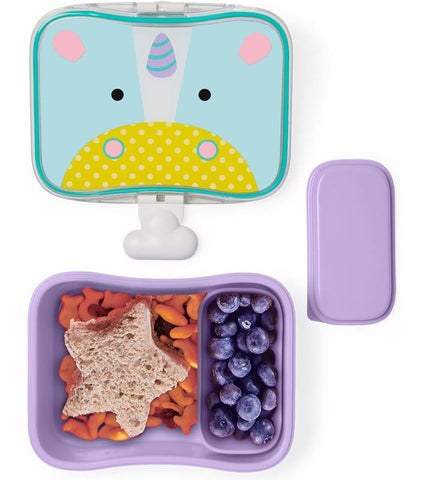SKIP HOP Zoo 4 pc Lunch Kit Unicorn