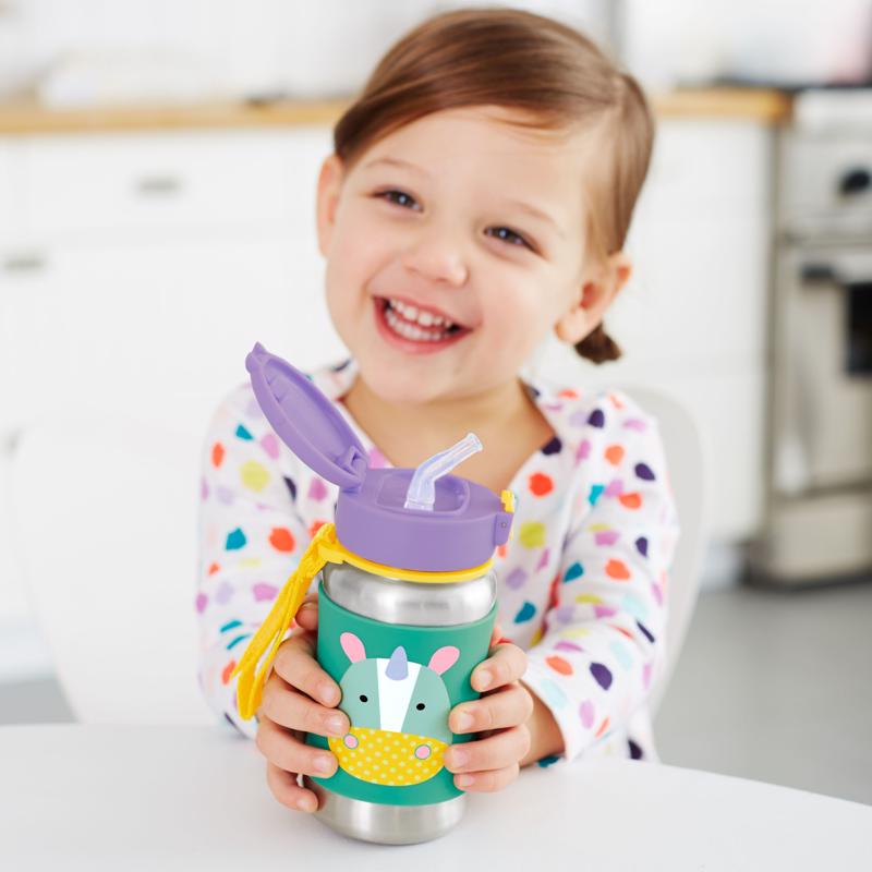 SKIP HOP Zoo Sports Bottle 350 ml- Unicorn