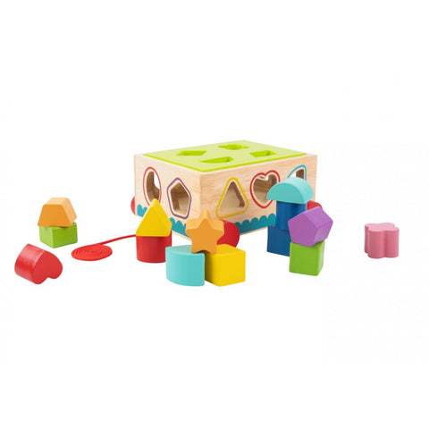 Tooky Toy Shape sorter car 16 pcs