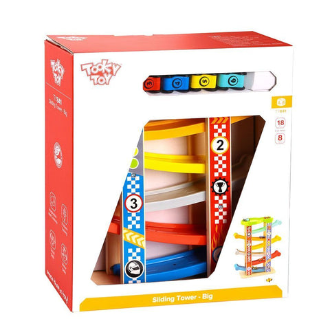 Tooky Toy Sliding tower big 8 pcs