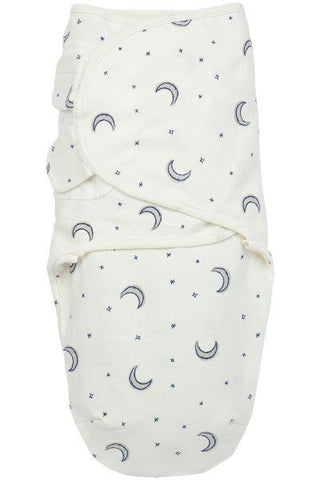 Meyco Swaddle Moon - Indigo - 0-3 Months