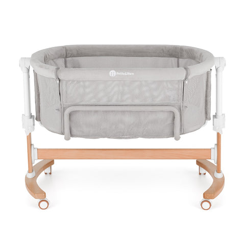 Petite&Mars Bedside crib Glory with swing function 2in1