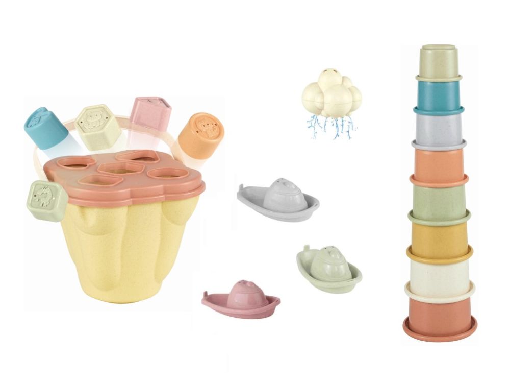 Water toys for children - 5in1 set in bucket