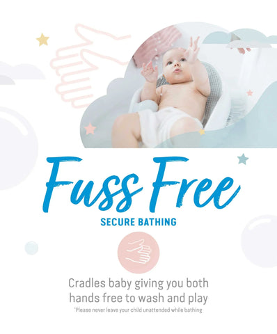 Angelcare Soft Touch Baby Bath Support – Grey