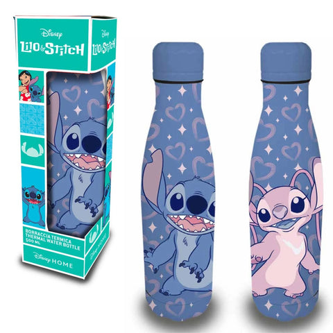 Disney Stitch 500ml Stainless Steel Insulated Bottle Purple
