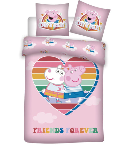 Peppa Pig Duvet cover Friends Forever