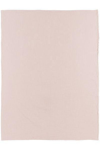 Meyco Cot Bed Sheet Pre-washed Muslin Uni - Soft Pink - 100x150cm - Mari Kali Stores Cyprus