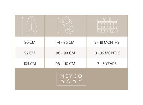 Meyco Baby Summer Sleep Overall Jumper Pre-washed Muslin Uni - Sand - 80cm