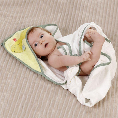 Baby Fehn - Towel with hood, Happy Dino - Mari Kali Stores Cyprus