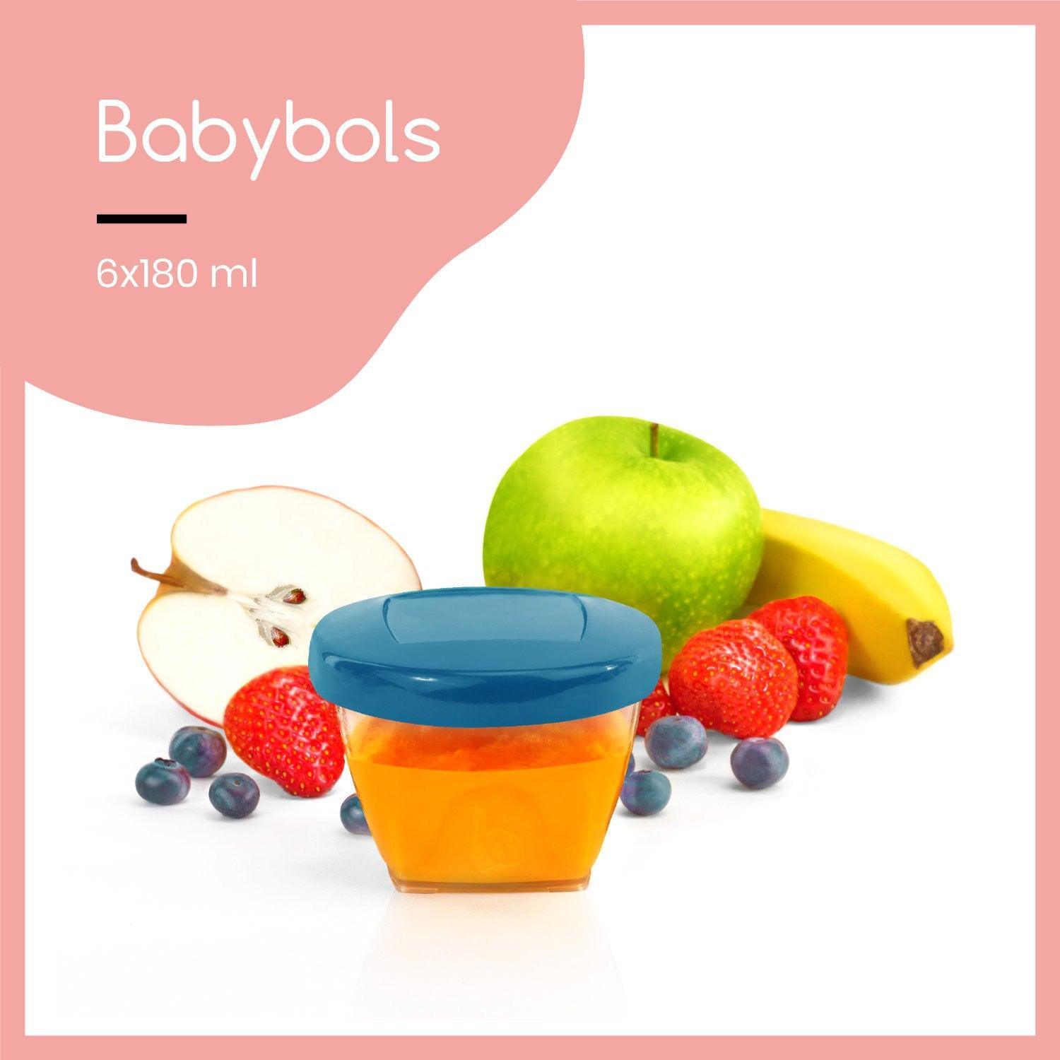 Babymoov - Babybols - Food Containers 180ml x 6 - Mari Kali Stores Cyprus