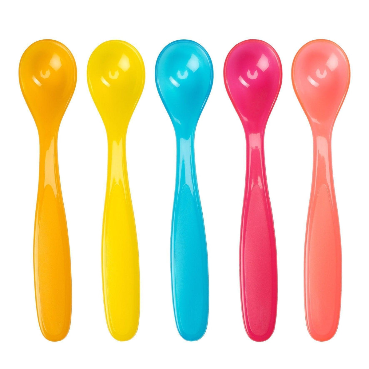 Badabulle - Set of 5 Soft Baby Spoons - 6m+ - Mari Kali Stores Cyprus