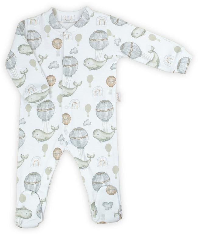 BamarNicol - Bamar Nicol Cotton romper for boys white MIKI - Mari Kali Stores Cyprus