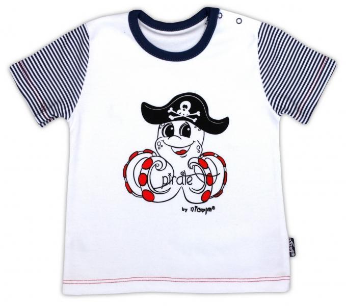 BamarNicol - Bamar Nicol cotton t-shirt pirates short sleeve white - Mari Kali Stores Cyprus