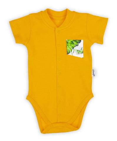 BamarNicol - Bamar Nicol Short-sleeve bodysuit boy orange TUKAN - Mari Kali Stores Cyprus