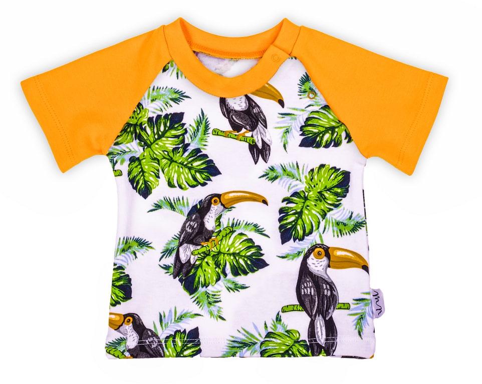 BamarNicol - Bamar Nicol Short sleeve cotton blouse boy orange TUKAN - Mari Kali Stores Cyprus