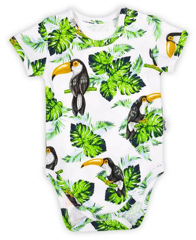 BamarNicol - Bamar Nicol Short-sleeved cotton bodysuit boy TUKAN - Mari Kali Stores Cyprus