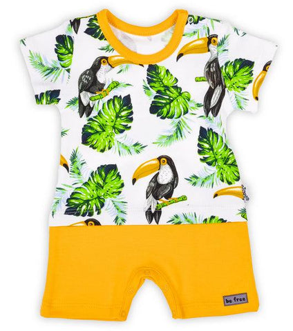 BamarNicol - Bamar Nicol Summer rompers boy orange TUKAN - Mari Kali Stores Cyprus