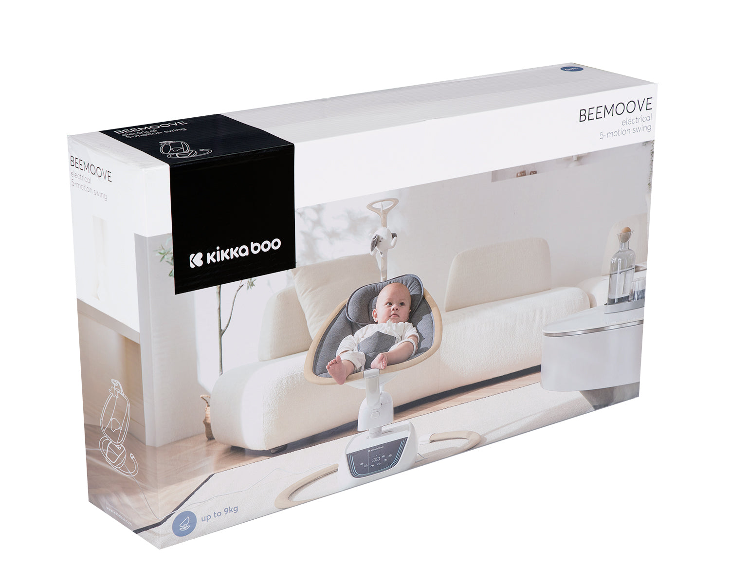Kikkaboo Electrical swing BeeMoove Grey