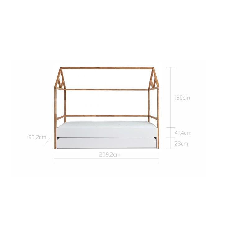 Bellamy - Bellamy Lotta Snow Junior Bed (90x200cm) - Mari Kali Stores Cyprus