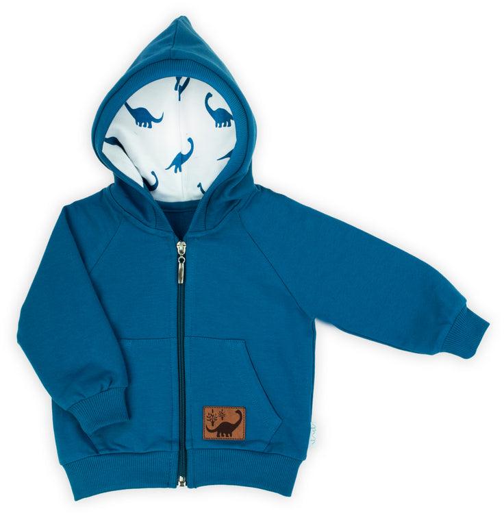 Bamar Nicol Boy's sweatshirt with a hood zipper marine IWO - Mari Kali Stores Cyprus