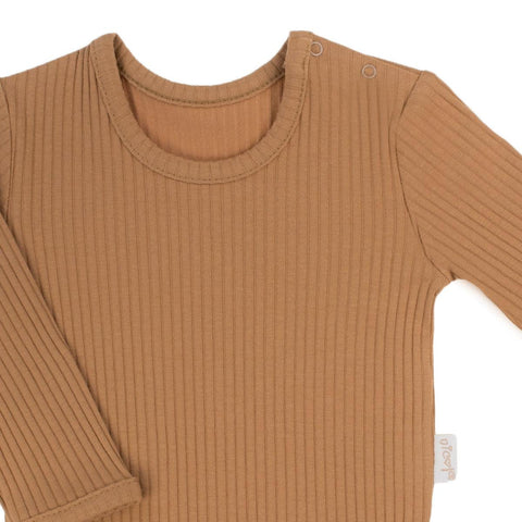 Bamar Nicol Ribbed body boys long sleeves caramel MIKI - Mari Kali Stores Cyprus