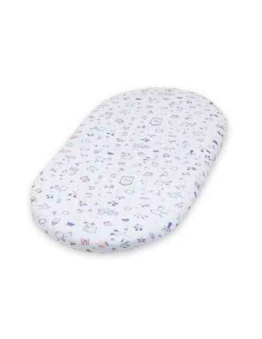 Ceba Baby - Ceba Baby Mattress fitted sheet for the carrycot 2pcs 73-80 x 30-37cm - Mari Kali Stores Cyprus